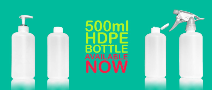 500ml HDPE Bottle – Available Now